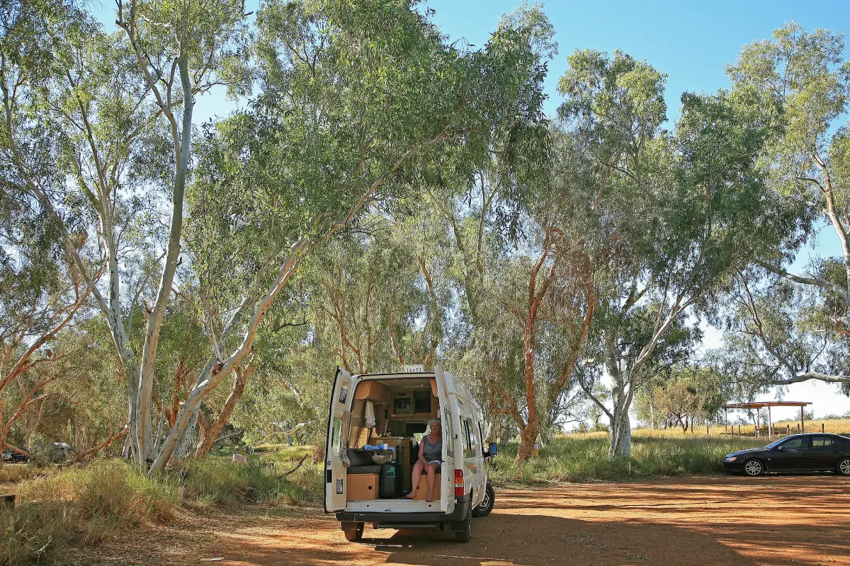 A rest area on the North West Coastal Highway